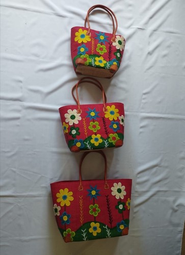 Lot paniers rouge cabas - lot, sac
