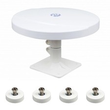 ANTARION Antenne TNT passive omnidirectionnelle Camping Car + 4 aimants