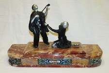 STATUE BRONZE  PIERROT