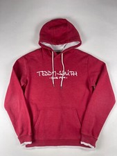 sweat teddy smith rouge vintage brodé