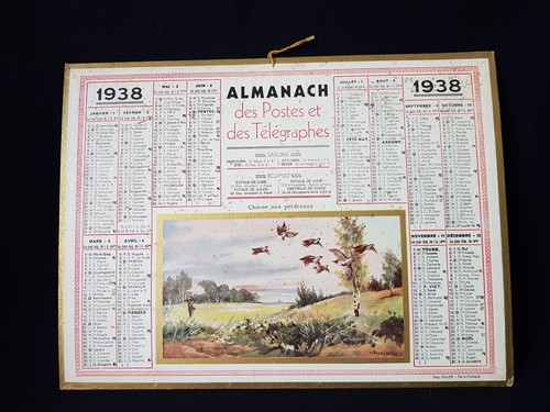 Calendrier almanach des postes - almanach,
