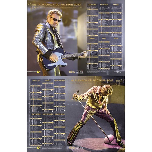 Calendrier johnny concert - concert, 2