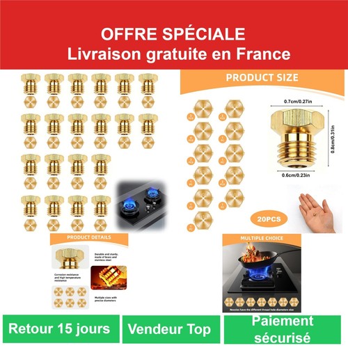 Gicleurs gaz butane universels - gicleurs,