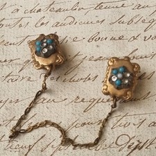 Boutons de Col Email Plaqué