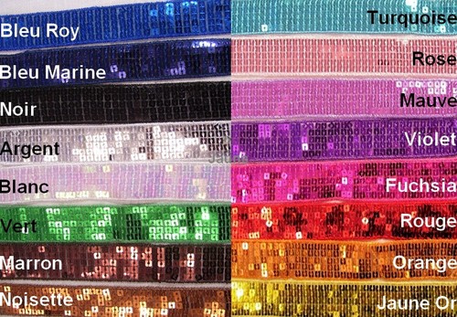 Ruban galon sequin - galon,