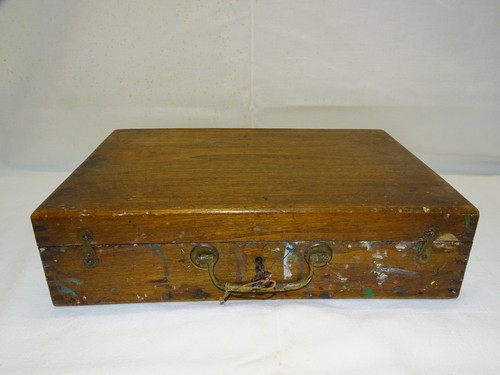 Ancienne boite peintre en - de,