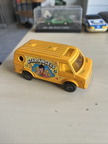 Van fourgon miniature jaune - van,