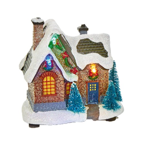 Noël mini led village scène - village,