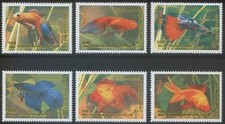 Persia 2004 MNH** Aquarium FishFreshwaterGoldfishGuppySiamese Fighting Fish