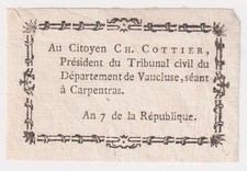 Exlibris Cottier / Comtat