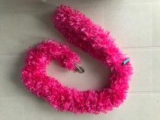 LAISSE EXTENSIBLE POUR CHIEN - STYLE FOURRURE ROSE FUSHIA 