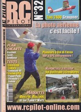RC PILOT N°32 PLAN : STARDUST RACER GOOYEAR / LA PHOTO AERIENNE / TAXI 2400
