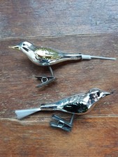 ANCIENNE DECORATION DE NOËL SAPIN - 2 OISEAUX