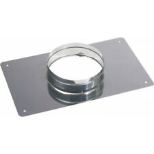 Plaque d'étanchéité inox - 300 x 500 mm - diamètre 180 x 186 mm TEN