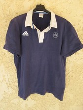 Polo rugby QUINZE de FRANCE FFR ADIDAS shirt manches courtes coton LES BLEUS XL