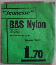 1 paire de bas nylon RHT voile