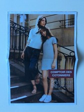 CHARLOTTE GAINSBOURG - PUBLICITÉ DE PRESSE  ADVERTISING COMPTOIR DES COTONNIERS 