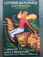 Affiche loterie nationale - loterie,