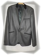 B - Très Belle Veste Habillée Grise Noire Slim Jules Taille 48