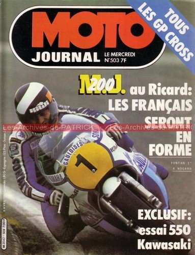 Moto journal 503 - 503, kawasaki