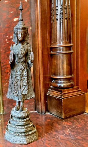 Statue bouddha bronze - de,