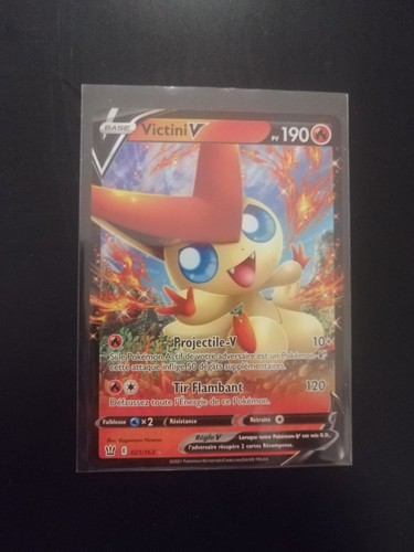 Carte pokémon victini - carte, v
