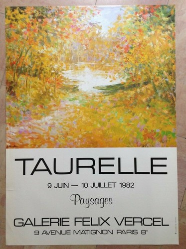 Taurelle 1982 affiche - taurelle,