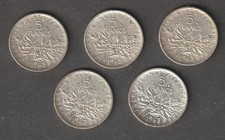 France - 5 Pièces de 5f