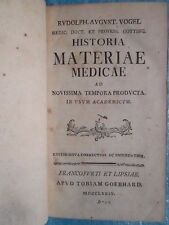 VOGEL : HISTORIA MATERIAE