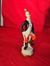 Figurine en porcelaine style Capo di monte " Clown " Hauteur 15cm
