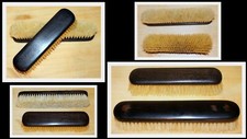 2 brosses ébène anciennes