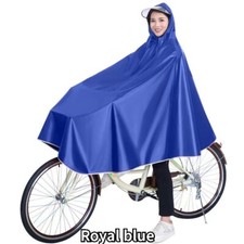 Imperméable Poncho Pluie Vélo Cyclisme Capuche Cape Châle Épais Élargir Bordure