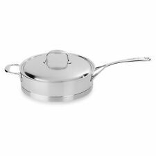 Demeyere Atlantis 7-Ply 4.2-qt. Stainless Steel Saute Pan With Helper Handle