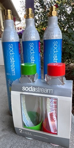 Soda stream co2 canisters - soda,
