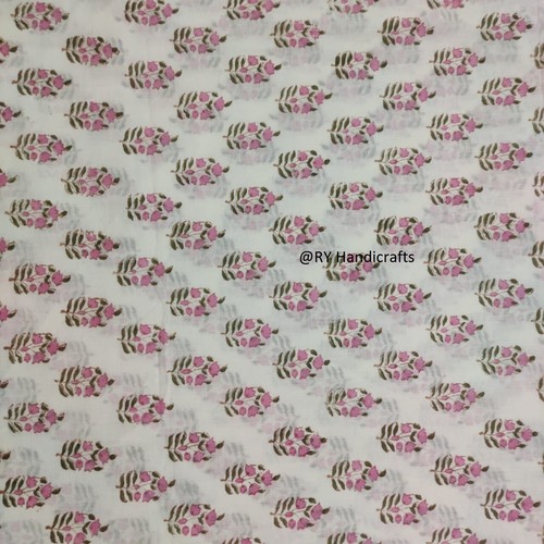 Tissu rose vert - tissu,