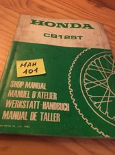 Honda CB125T CB125 T CB 125  revue technique manuel atelier workshop service