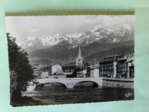 Carte postale isère - carte, l'isère