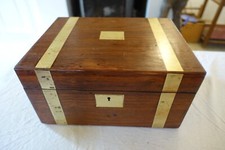 grand coffret a bijoux XIX acajou victorien