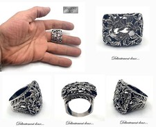 SUPERBE grande Bague toute en