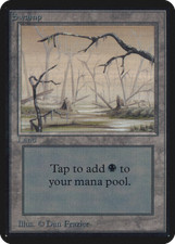Magic MTG - Swamp - Alpha -
