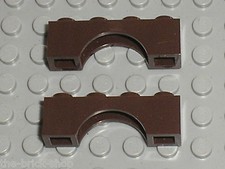 2 x Arche LEGO DkBrown arch