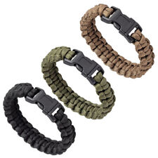 BRACELET DE SURVIE PARACORDE BIVOUAC OUTDOOR MILITAIRE CAMPING LOISIRS SURVIE 