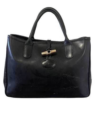 Longchamp roseau black leather - longchamp,
