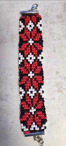 Bracelet manchette perles - manchette, en