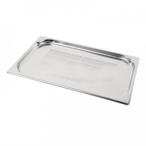 Bac inox perforé 1 - inox, gn