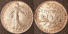 France - IIIème République - 50 centimes semeuse argent 1900 SUP ! F.190/6