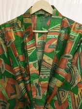 Robe Kimono Midi En Soie Pure