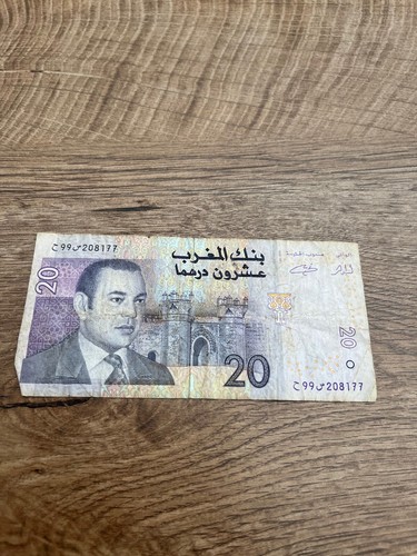 Billet banque n988 maroc 20 - banque,