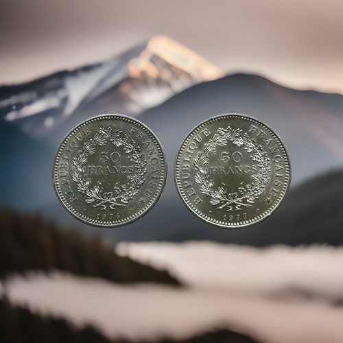 Pièces argent hercule - pièces,