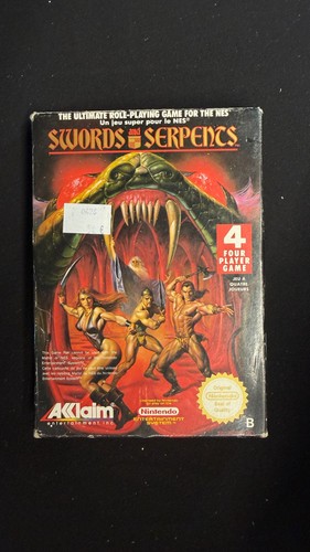 Swords serpents nintendo nes - :,